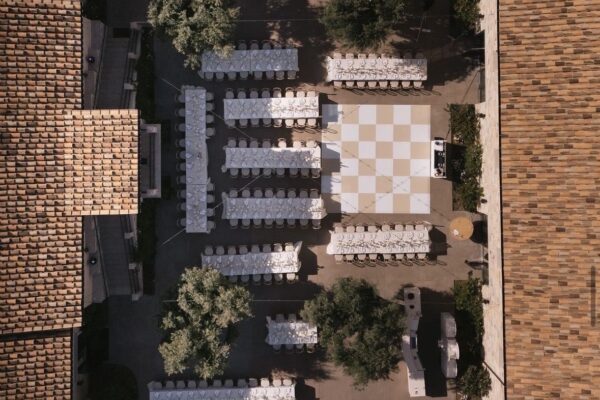 Beige & White Monserate Winery