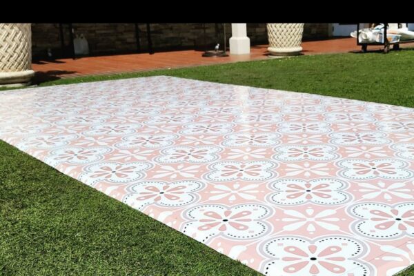 full print dance floor