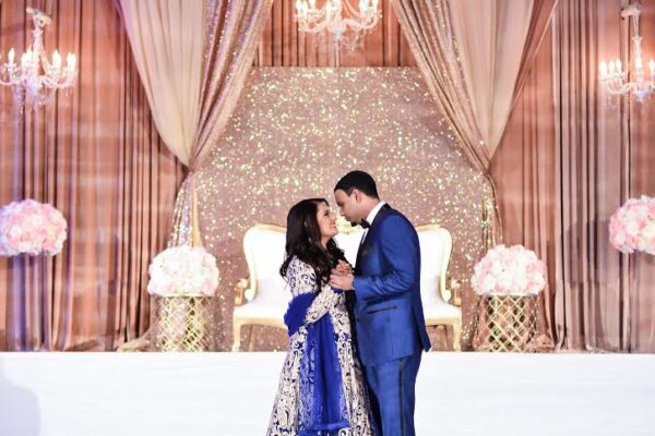 blush, ivory, gold sequin